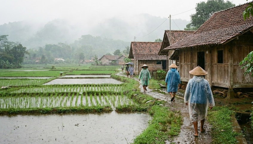 Hujan yang Turun Perlahan