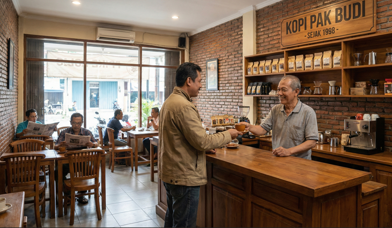 Pelajaran dari Tukang Kopi Langganan